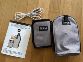 Flaschenwärmer Fillikid USB mobil grau neuwertig