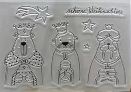 Silikonstempel Weihnachten Drei Könige