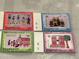 Briefmarken Weihnachten Barbados
