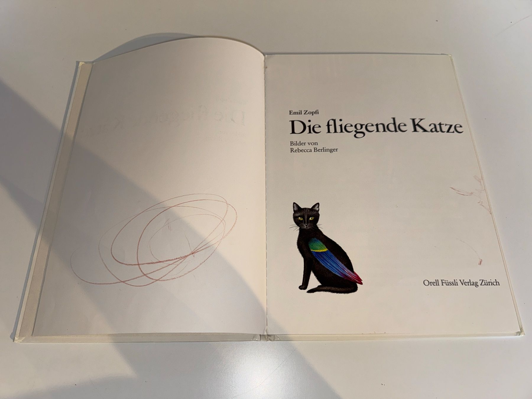 Libri: BUCH: Emil Zopfi, Die fliegende Katze – Usato da Grosswangen venduto da Kleine.Knoepfe 2