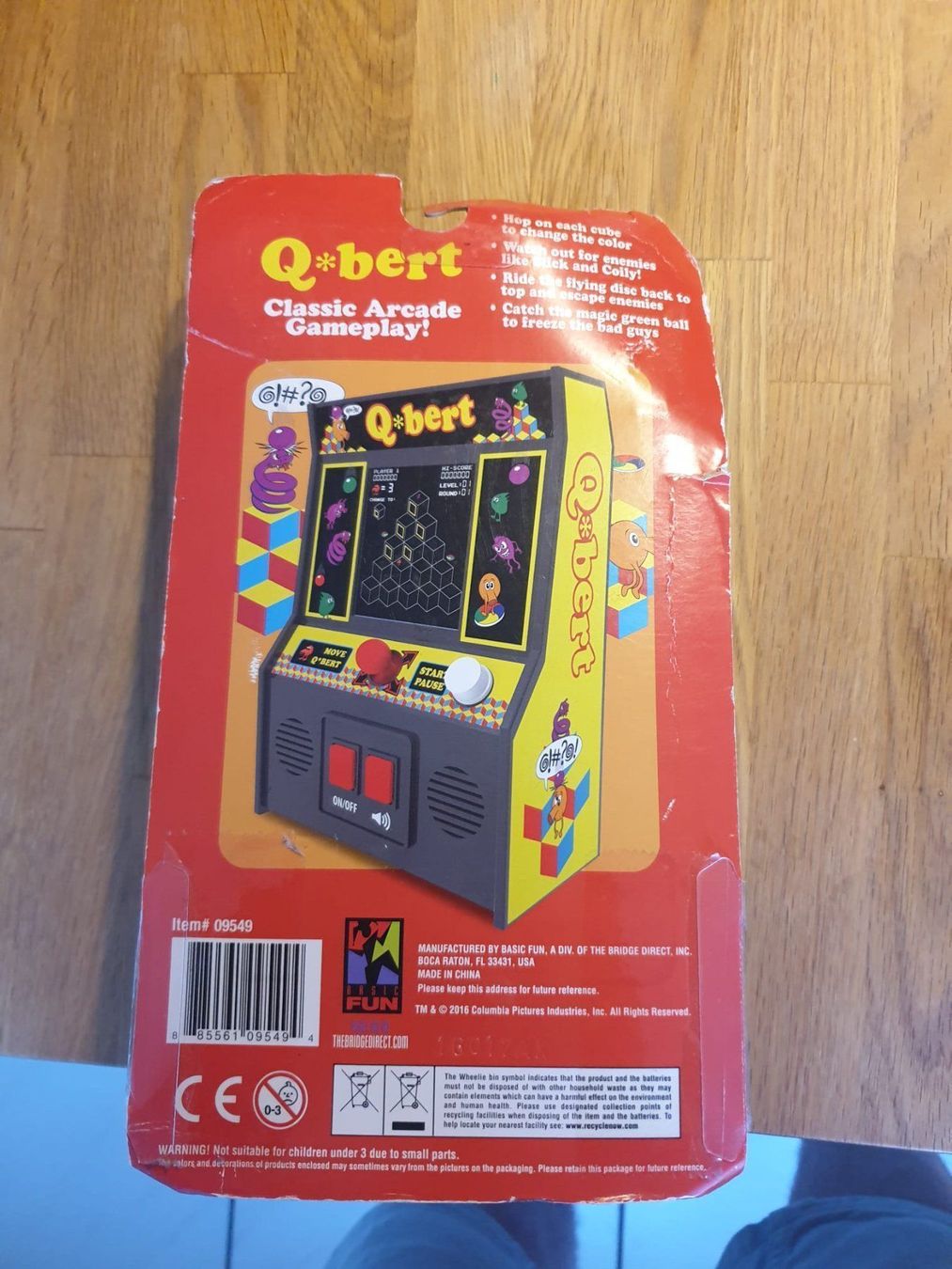 Konsolen: Q Bert Retro Mini Arcade Game – Neu und originalverpackt aus Gunzgen von 0Aurin0 1