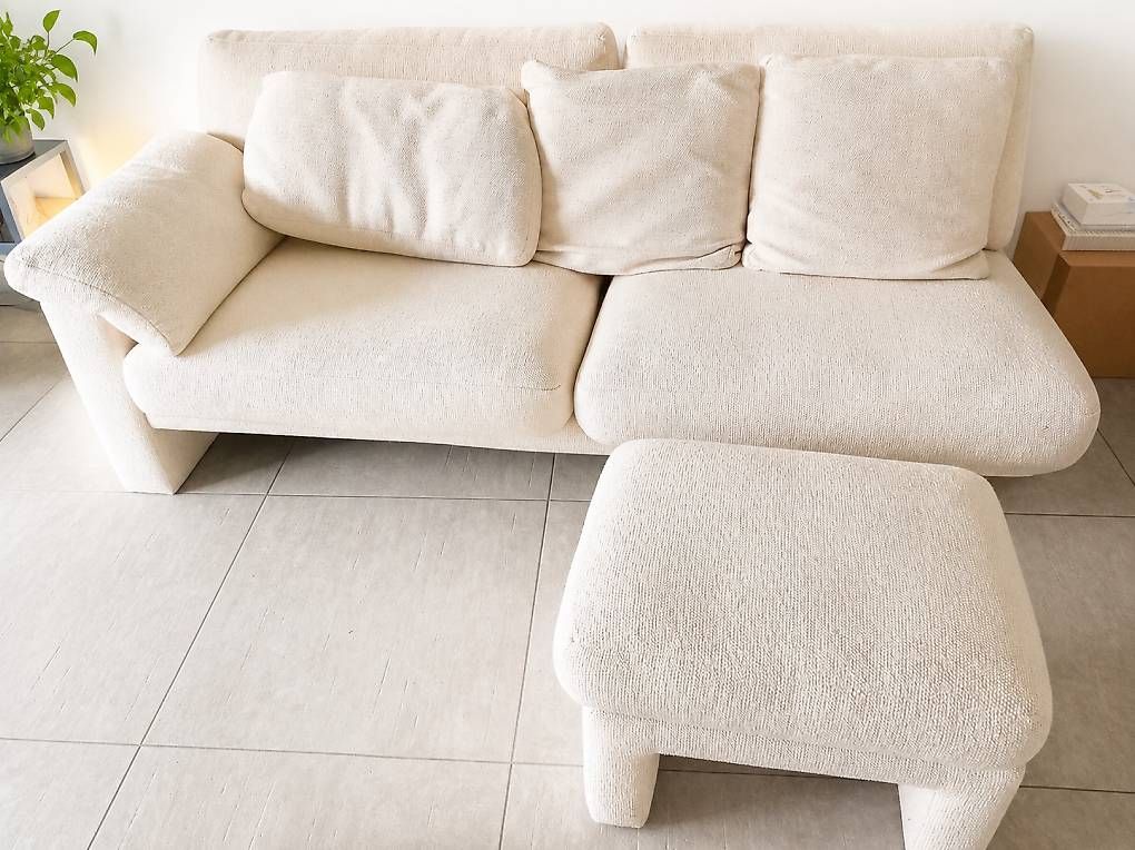 Divani: Divano moderno color panna con i cuscini compresi – Usato da Minusio venduto da son_mrf5 1