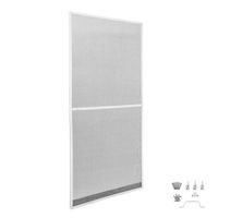 Fliegengitter mit Aluminiumrahmen weiss 95 x 210 cm