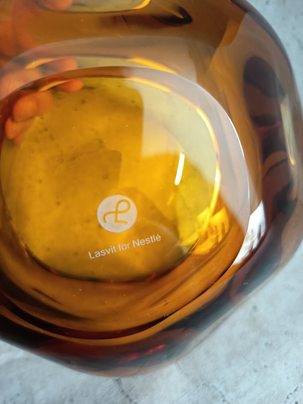 Ciotole: Lasvit for Nestlé Amber Glass Schale – Nuovo (secondo la descrizione) da Wangen b. Olten venduto da crea_look 3
