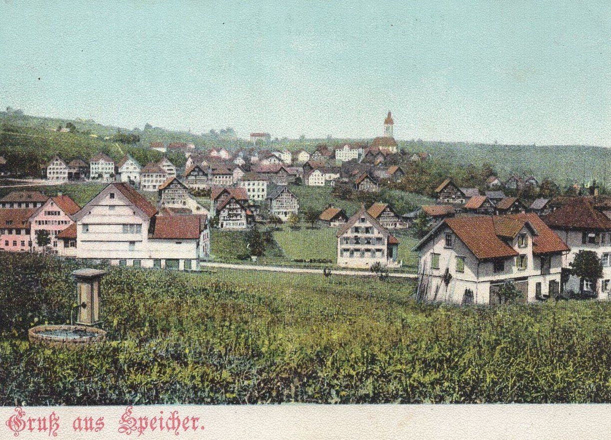 Cartoline postali: Gruss aus Speicher – Usato da Aarau venduto da kufi44 1