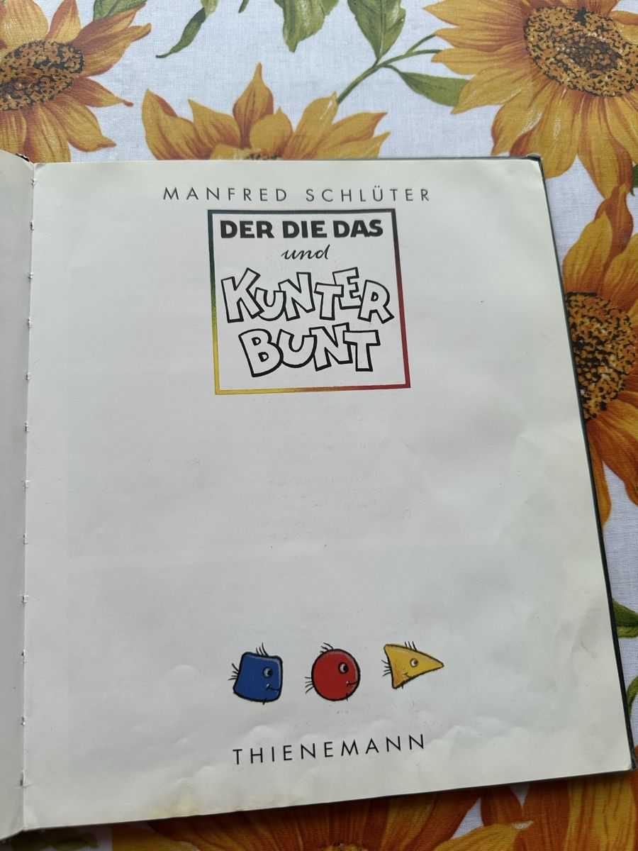 Libri: Kinderbuch "Der die das und Kunterbunt" Manfred Schlüter – Usato da Wettingen venduto da hak_52m8 1