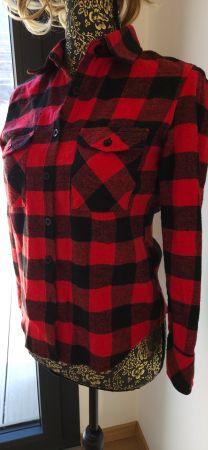 Chemise rouge et noire  - Taille S