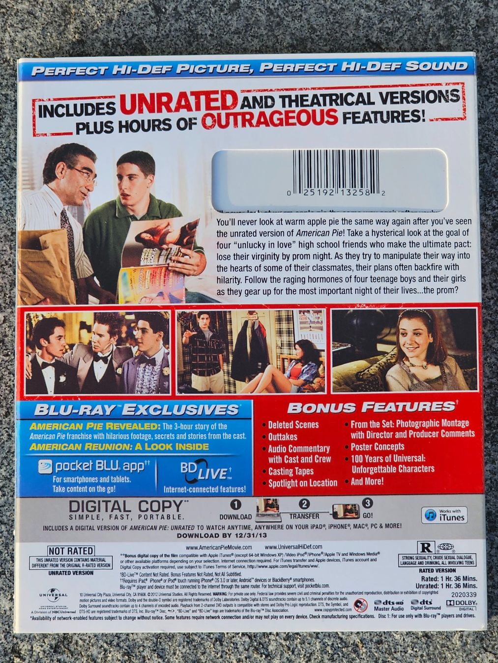 Tutti i DVDs: American Pie Blu-ray und DVD Unrated Version – Usato da Würenlos venduto da Keks 1