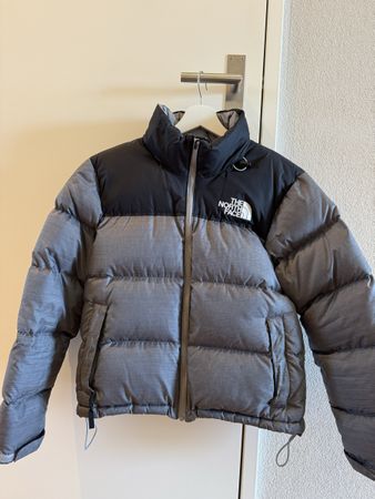 The North Face Daunenjacke, Grösse S, Grau/Schwarz Top!