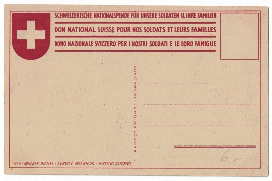 Cartoline postali: Nationalspende, um 1915-28 – Usato da Frauenfeld venduto da POML 1