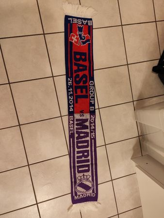 Fcb Fcbasel Basel Fussball Schal Real Madrid 