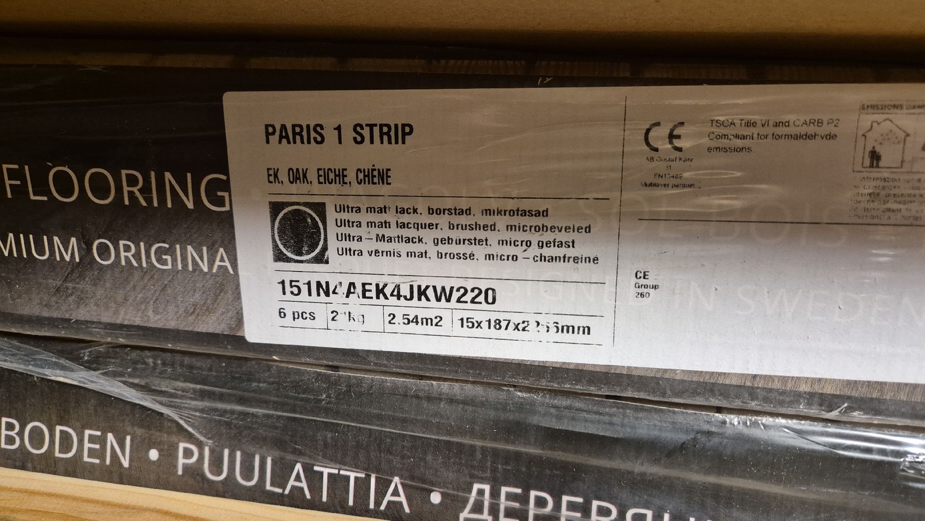 Rivestimenti per pavimenti: Neue Parkett Eiche 5.08m2 NP. 750.- – Nuovo e nell'imballaggio originale da Oberägeri venduto da Timka111 2