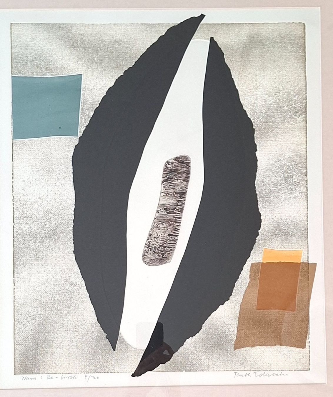 Dipinti: Mischtechnik Collage Elementen von Ruth Eckstein USA Art – Usato da Opfikon venduto da Diversamente 1