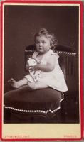 CDV Atelier Reymond, Le Brassus, Kind, Puppe
