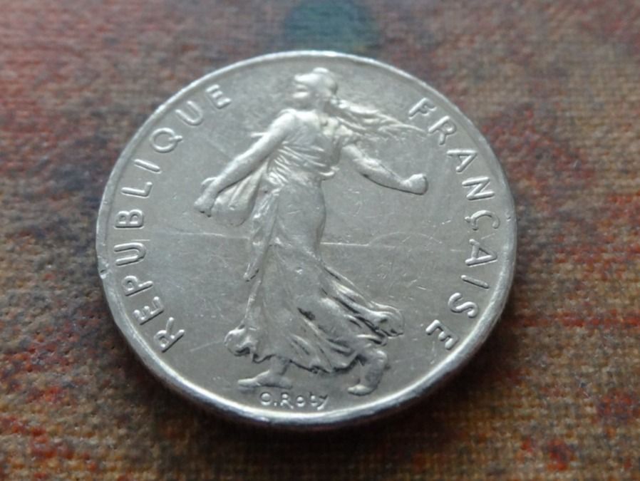 Tutti le monete: FRANCE  1/2 Franc  1977 – Usato da Romanel-sur-Lausanne venduto da Swift13 1