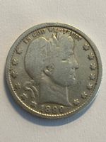 (46) Barber Quarter 1899