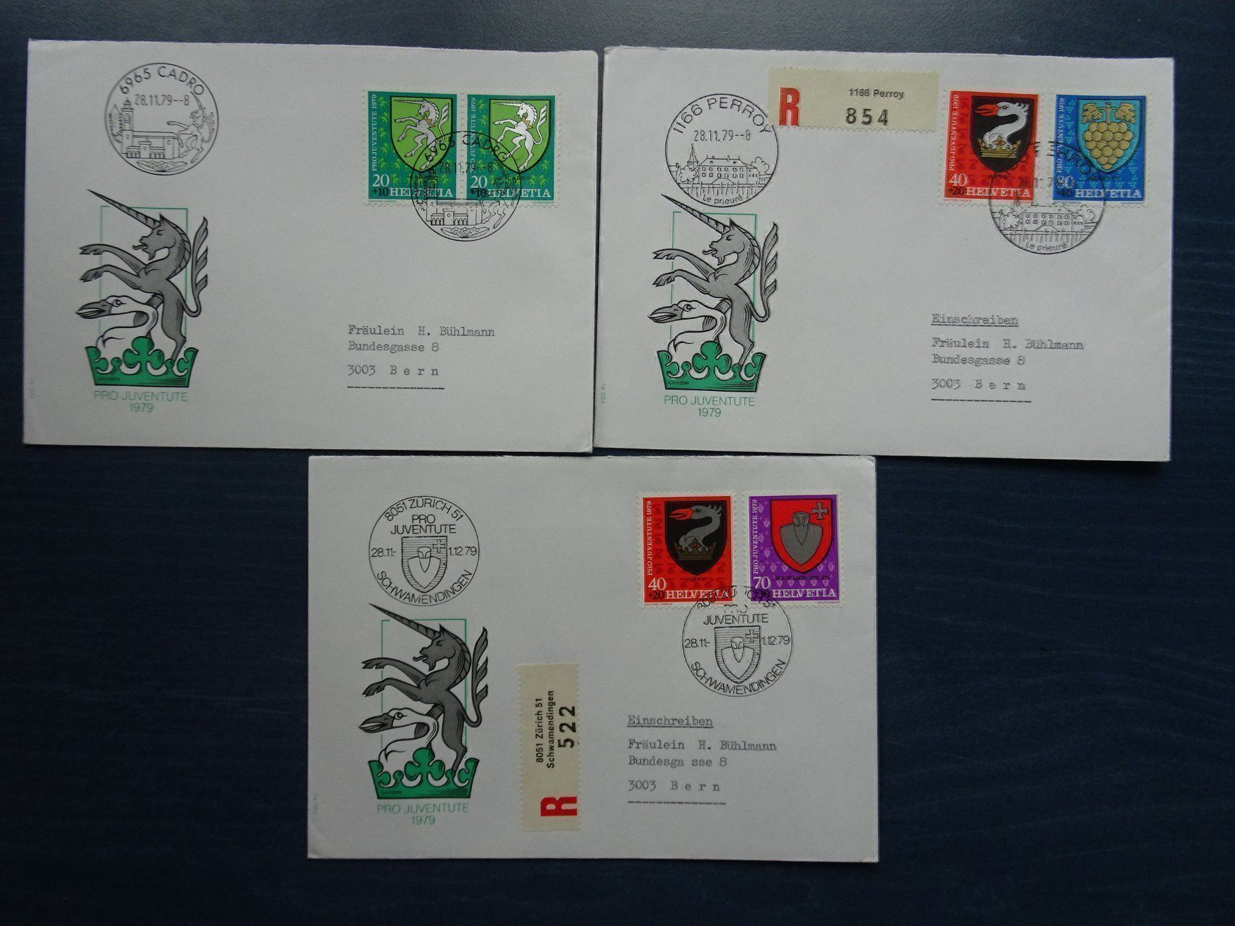 Alle Briefmarken: PJ 1979 – Gebraucht aus Aadorf von Chnorli-Furz