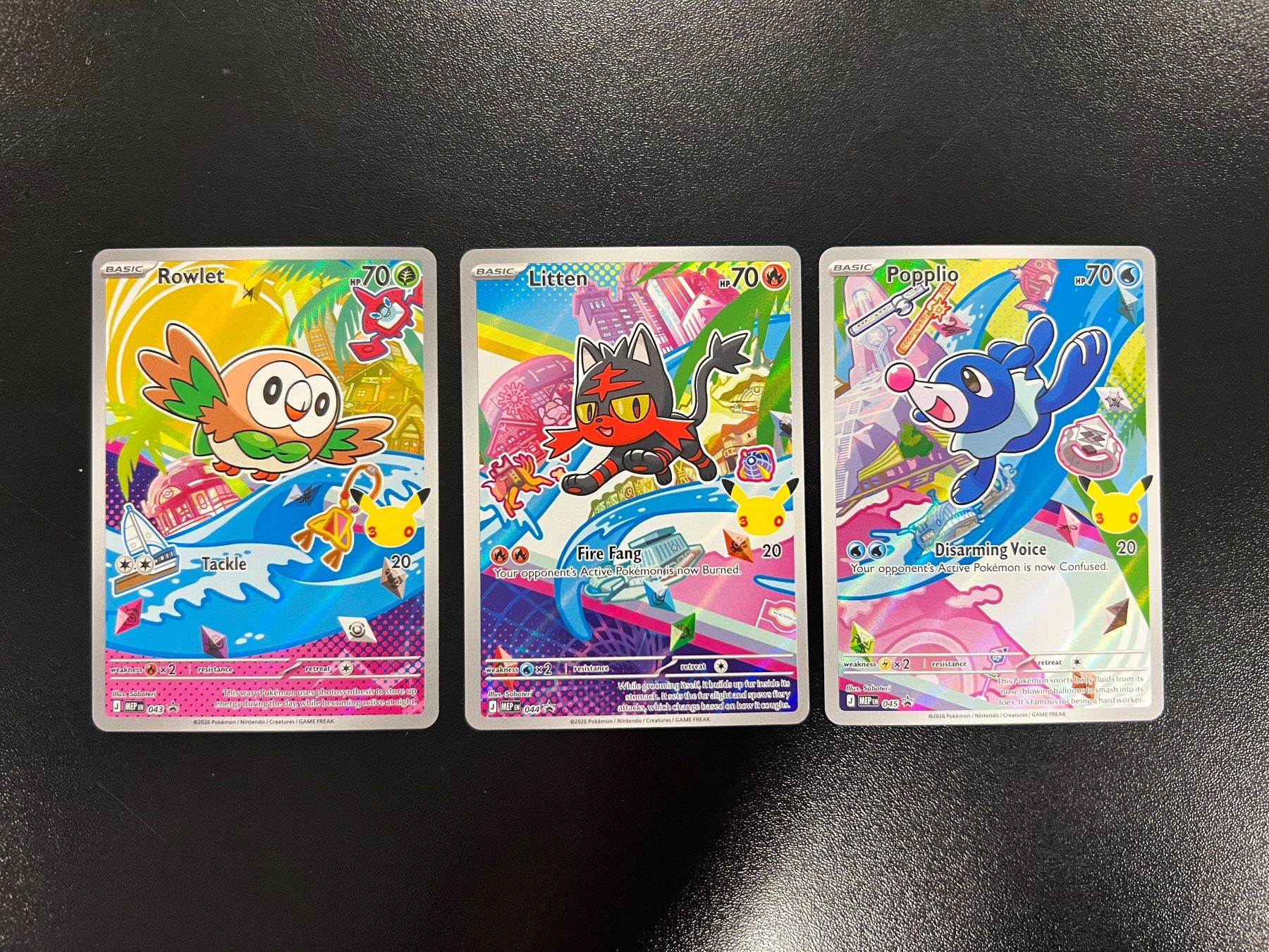 Pokémon Carte collezionabili: First Partner: Alola-Set EN, Rowlet, Litten, Popplio – Usato da Lugaggia venduto da Oromoyo