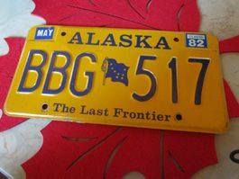 ALASKA AUTONUMMER LAST FRONTIER 1982