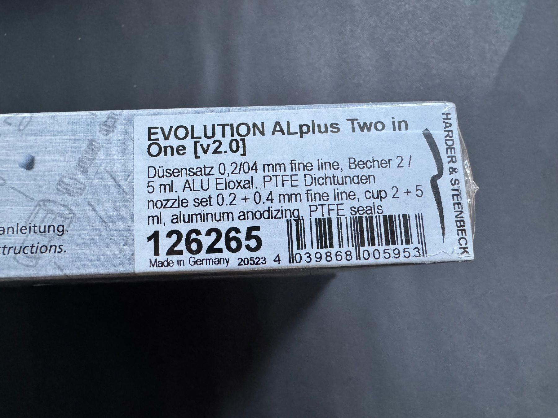 Tous les outils: Airbrushpistole Evolution Two i One ALplus NEU – Neuf avec emballage d'origine à Illnau par Karao 3