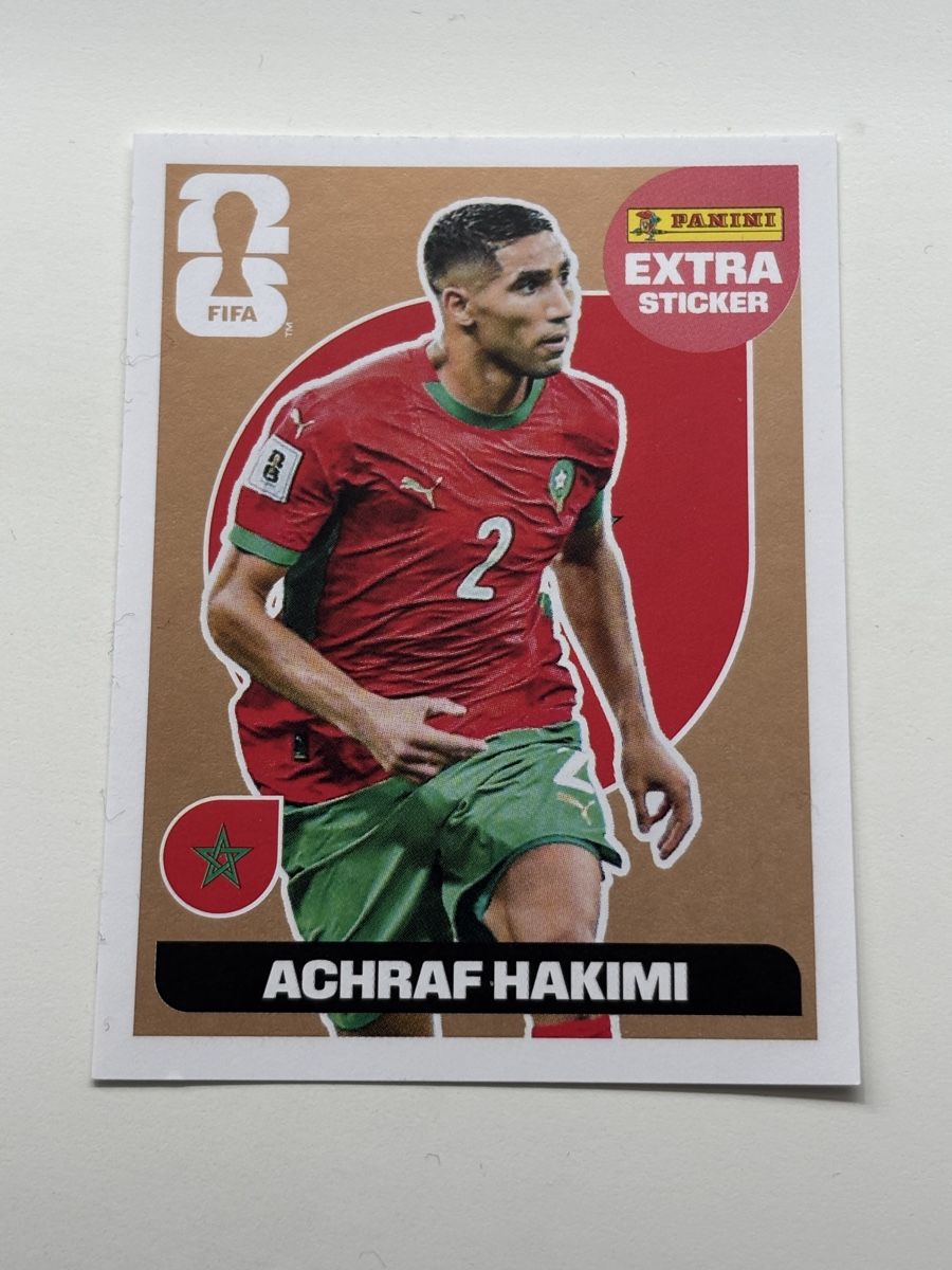 Panini Carte collezionabili: Achraf Hakimi Panini Extra Sticker Bronze – Nuovo (secondo la descrizione) da Breitenbach venduto da Dt2000