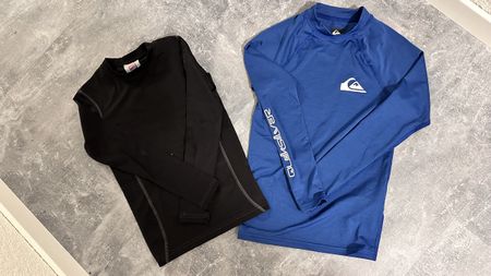 Boys Rash Vest Bundle, David Luke & Quiksilver, size 12-M