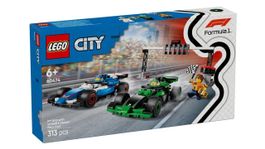 LEGO City 60474 F1 Startaufstellung mit VCARB und Sauber