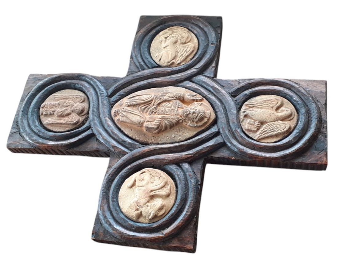 Sculture & Statue: Antikes Kreuz Vier Evangelisten – Usato da Mörschwil venduto da antiksalon 3