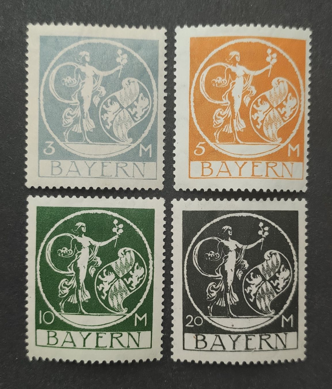 Alle Briefmarken: Bayern 1920, ungestempelte – Gebraucht aus Wil SG von Zazal
