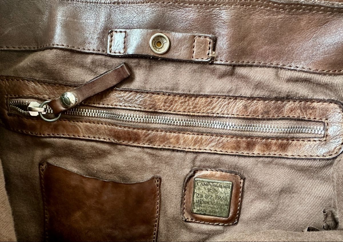 Campomaggi Borse da donna: Campomaggi Ledertasche, Shopper, dunkelbraun – Nuovo (secondo la descrizione) da Zürich venduto da Flohzot 4