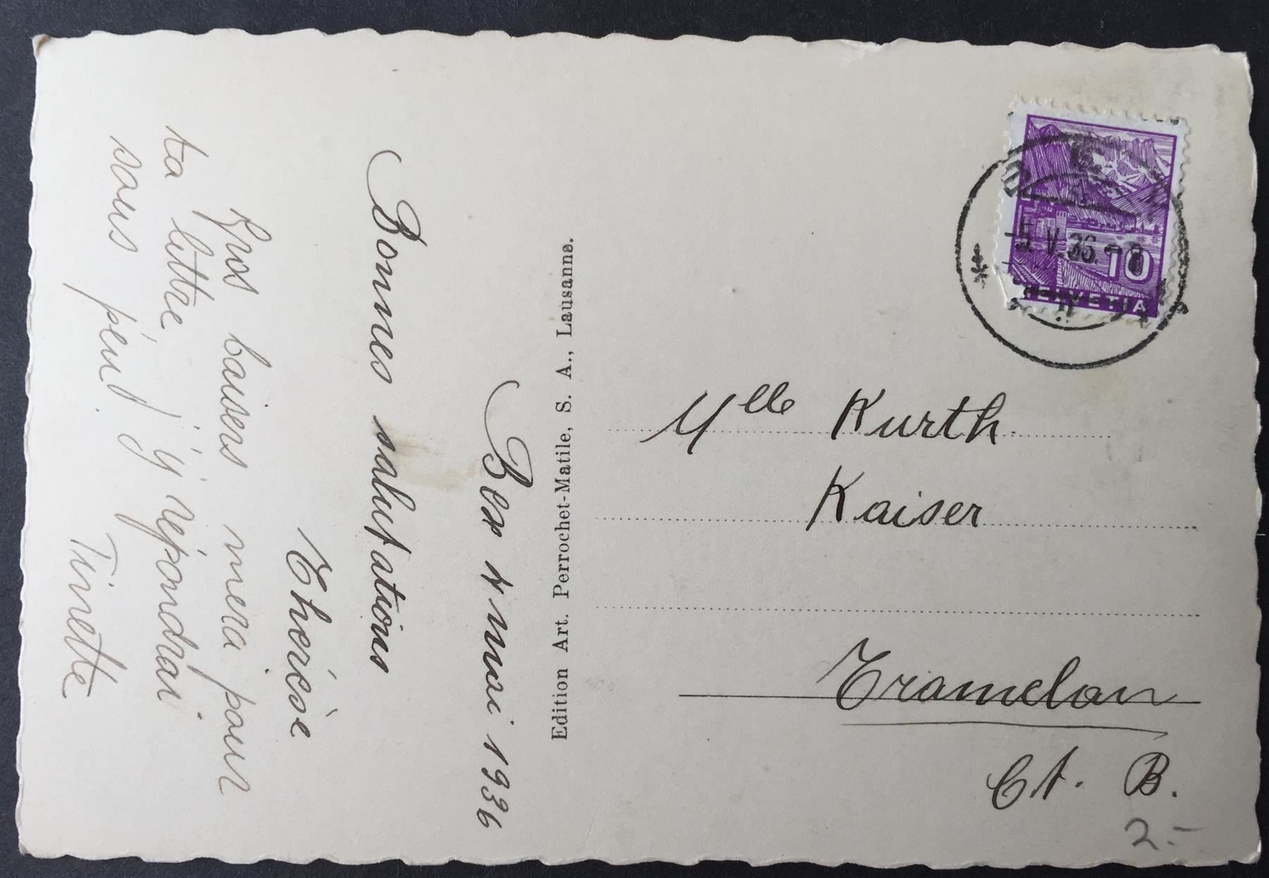 Cartes postales: BEX et les Dents du Midi – D'occasion à Jona par philajona 1