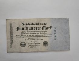 Banknote 500 Mark 1922 Deutschland