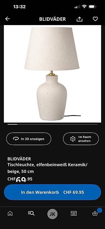 Lampen: Tischlampe IKEA Blidväda – Gebraucht aus Kölliken von Bunnylump1 1