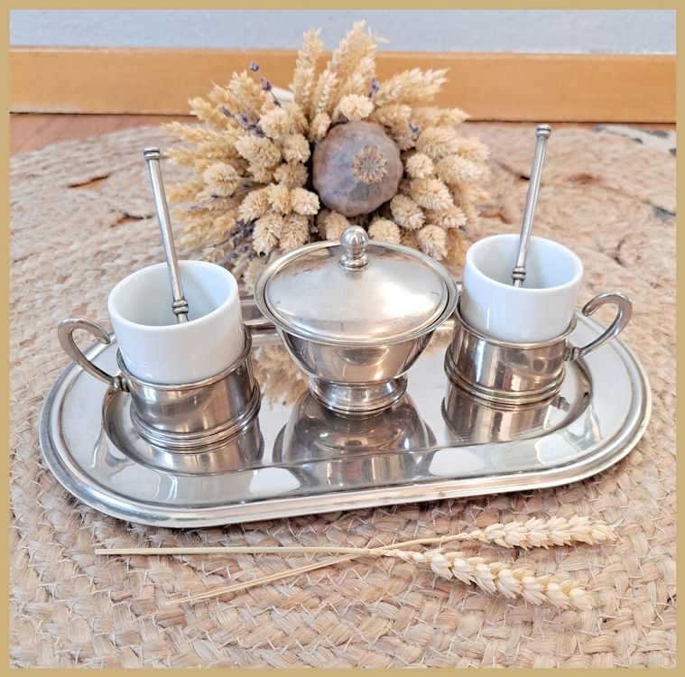 Service à café métal argenté - France