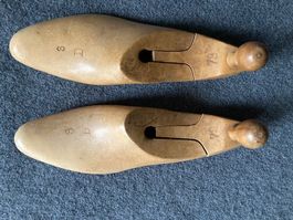 Formes en cèdre pour chaussures, vintage, taille 3