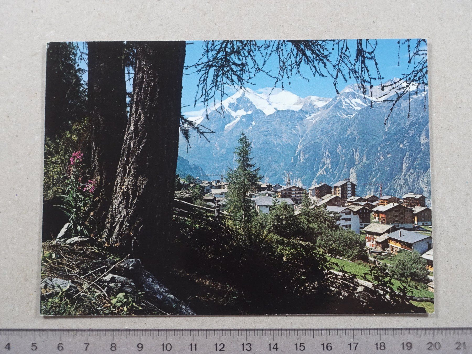 Cartoline postali: Grächen, 1995 – Usato da Lenzburg venduto da fh1