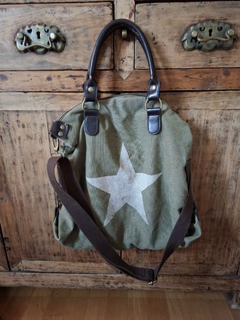 Stofftasche mit Sternmuster