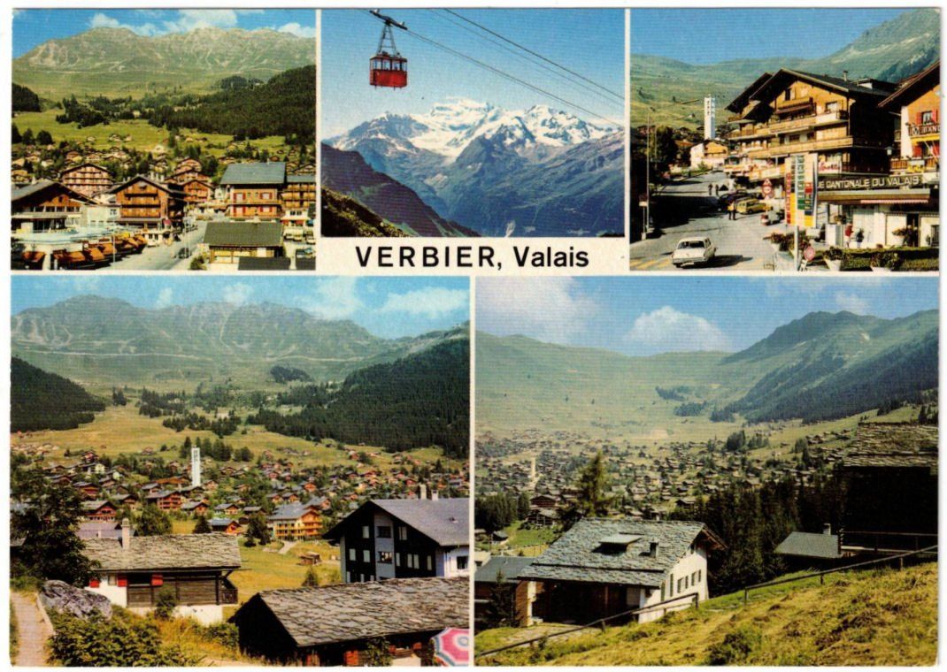 Cartoline postali: Verbier - 5 Bild AK – Usato da Binningen venduto da Mountainrider