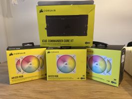 Corsair Lüfter-Set iCUE Commander Core XT + 7x AR120 RGB