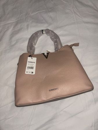 Sac à main Torrente - Élégant et neuf, couleur rose nude !