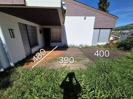 Holzterrasse ca. 38 m² (480 x 790 cm)