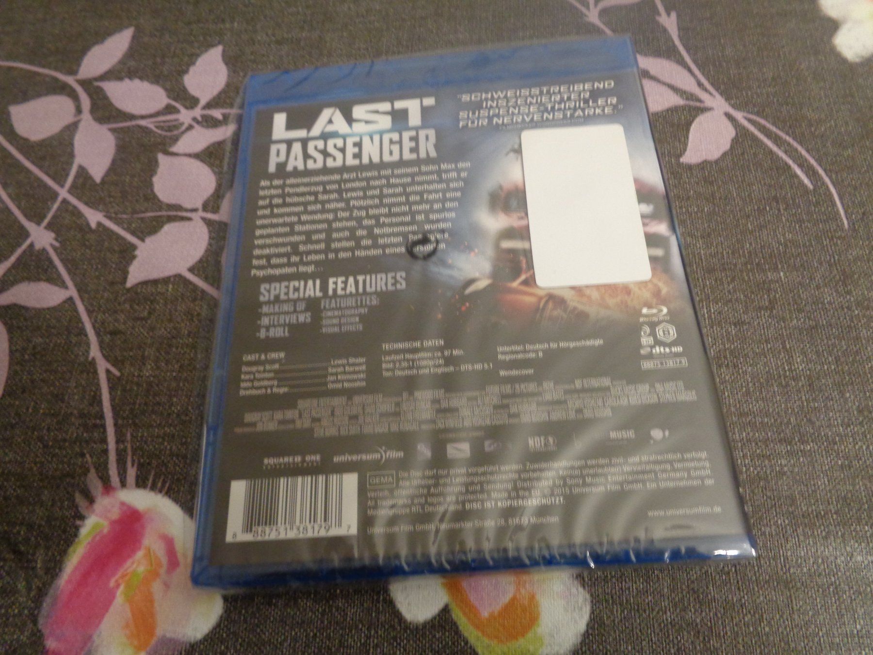 Tutti i DVDs: Last Passenger BLU-RAY NEUWARE – Nuovo e nell'imballaggio originale da Olten venduto da Disc-Verkauf 1