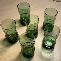 10 Gläser•Vetro verde di Empoli