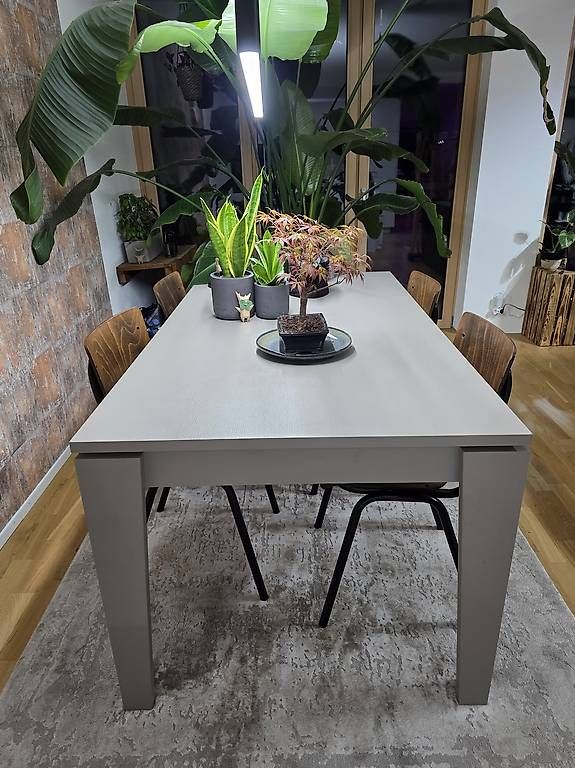 Tavoli: Designer Ausziehtisch  Rigo Farbe Nerz – Usato da Grenchen venduto da Lord_TL 1