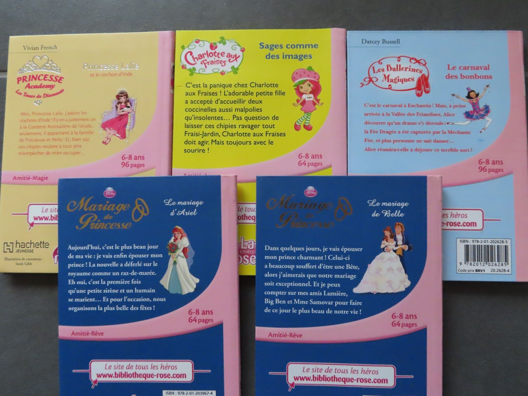 Libri: 5 livres "princesses..." 6-8ans ***NEUFS*** – Nuovo (secondo la descrizione) da Wallenried venduto da Asyano 3