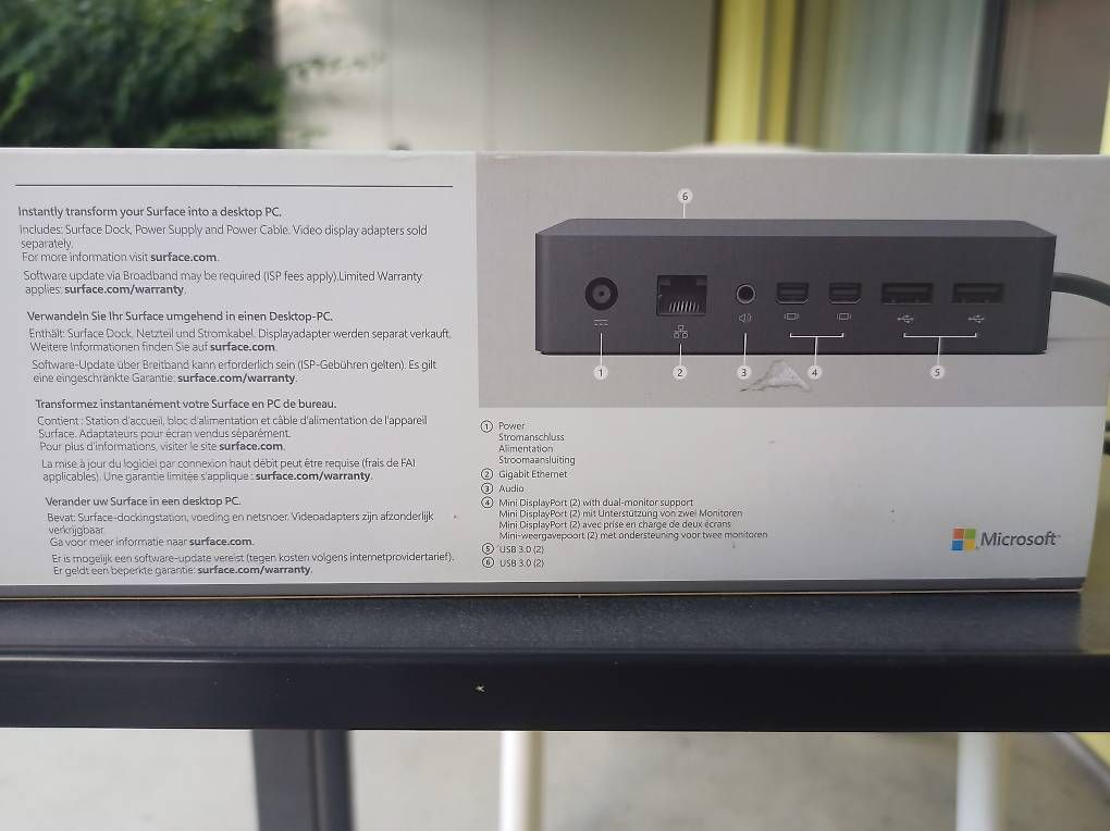 Docking station: Microsoft Surface Dock Dockingstation – Usato da Altdorf UR venduto da sportlife 1
