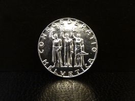 5 Franken Gedenkmünze Silber 1941