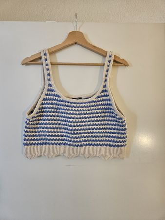 Tezenis Häkel-Top Grösse M - Frühlings-Sommer-Look 🏖️