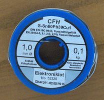 Elektronik Lot Durchmesser 1.0mm, 0,1kg