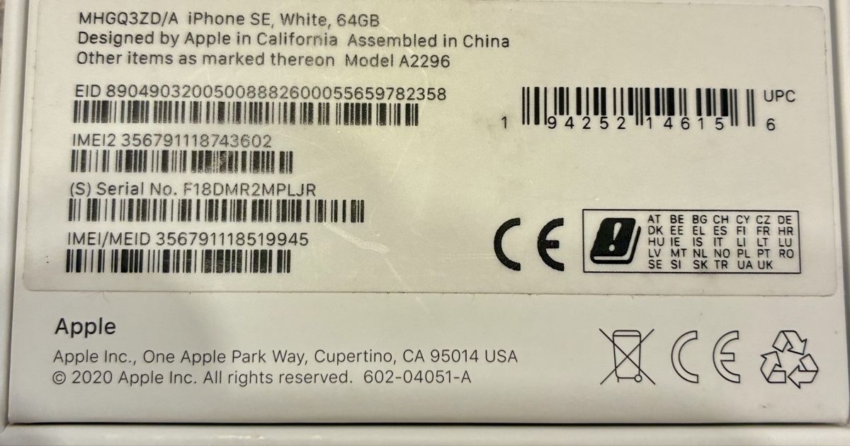 Apple Telefoni cellulari / Smartphones: iPhone SE 2020 64GB – Usato da Richterswil venduto da Andisun 8